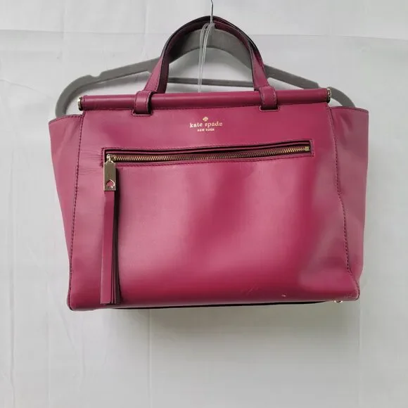 Kate Spade Small Cherise Top Handle Royal Place Pink Satchel Shoulder Crossbody - Picture 7 of 12